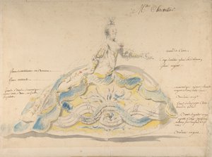 Miss Marie-Jeanne Fesch Chevallier, . av Louis Rene Boquet