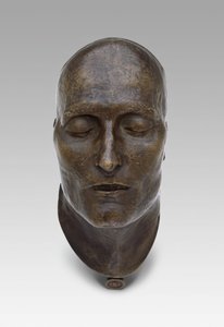Napoleons dödsmask, modellerad 1821 gjuten 1833 av Louis Richard