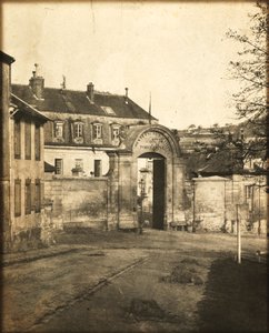 Dörröppning till Sèvres Factory, ca. 1852.
