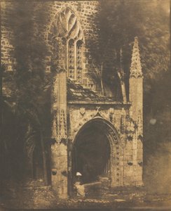 Fountain of Notre-Dame i Saint-Brieuc, Bretagne, ca. 1853.