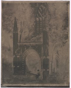 Fontänen i Notre Dame i Saint-Brieuc, Bretagne, ca. 1853.