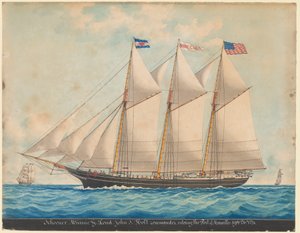The Tern Schooner "Minnie G. Loud" av Louis Roux