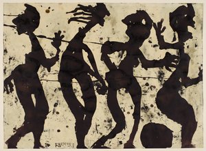 Brousse och Frapper, tergo, ca 1937-1942 (olja gouache och bläck på papper)