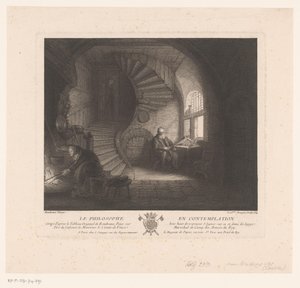 Eftertänksam filosof La philosophe en contemplation (titel på objekt)