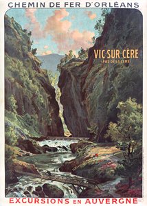 Orleans järnväg. Vic-sur-Cere, c. 1900-1910.