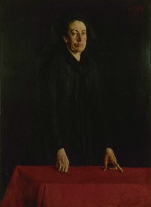 Porträtt av Louise Michel 1830-1905, 1882.