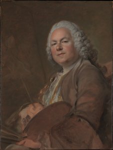Porträtt av Jean-Marc Nattier av Louis Tocqué