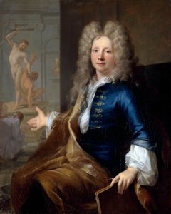 Porträtt av Louis Boullogne den yngre 1654-1733 av Louis Tocqué