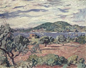 Bay of Antheor, ca 1906-07 (olja på duk)