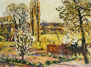 Landskap av Choisel; Landskap av Choisel, ca 1914 (olja på duk) av Louis Valtat