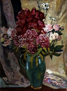 Stor bukett blommor av Louis Valtat