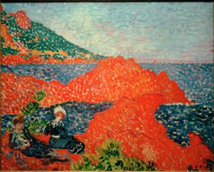 Le Roches rouges i Agay av Louis Valtat