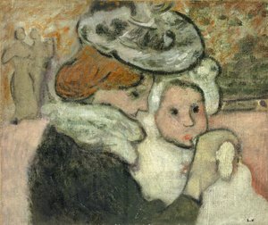 Mor och barn (Mme Valtat och hennes son, jeans); Mor och barn (Mme Valtat och hennes son Jean) av Louis Valtat