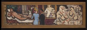 Studier efter Tizians Venus från Urbino och Flora, utförda under utställningen "Italiensk konst" på Petit Palais, våren-sommaren 1935 (olja på kartong) av Louis Valtat