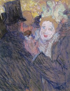 The Conversation (紙にパステル)スウェーデン語 av Louis Valtat