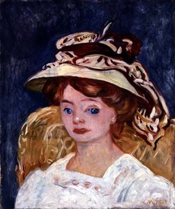 Ung kvinna, ca 1907 (olja på duk) av Louis Valtat