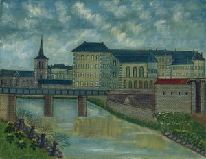 Institution Saint Marie, Belfort (olja på duk)