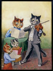 The Mewsical Family (sic) av Louis Wain
