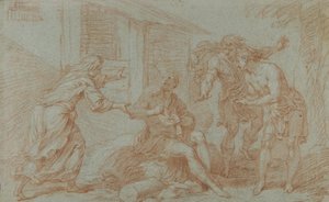 Sokrates som tar Giftkoppen av Louis de Boullogne the Younger