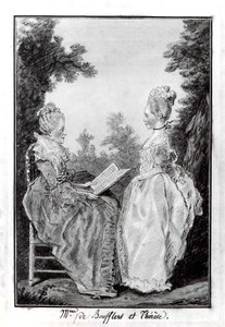 Madame la Comtesse de Boufflers och Thérèse, mitten av 1760-talet.