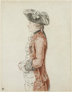 Porträtt av Chevalier de Lézay