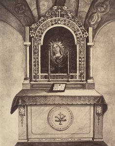 XIII:e stationen. Jesus överlämnas i sin mors händer. Detta altare är byggt..., 1860 eller senare
