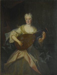 Porträtt av Anna Constantia, grevinna av Cosel 1680-1765, född von Brockdorff