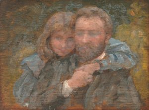 Enrico och Estella Canziani, 1880-1900.