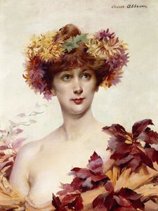 Ett porträtt av Sarah Bernhardt,