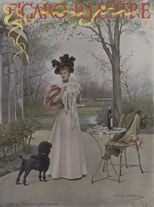 Gouter au Pavillon dArmenonville (provning på Pavillon dArmenonville). Omslag till Le Figaro Illustre, maj 1895