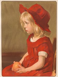 Flicka med apelsin av Louise Breslau
