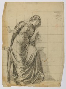 Utan titel (Draperad kvinnofigur)