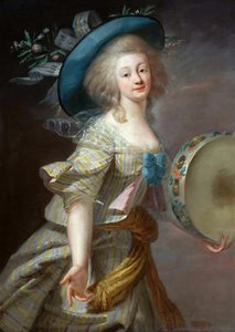 Porträtt av en dansare, ca. 1780. av Elisabeth Louise Vigee Lebrun