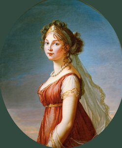 Porträtt av drottning Louise av Preussen 1776-1810, 1802.