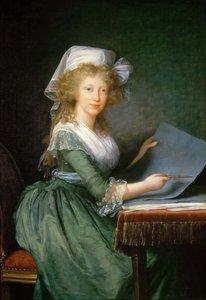 Prinsessan Luisa Maria av Neapel och Sicilien 1773-1802, ca. 1790. av Elisabeth Louise Vigee Lebrun