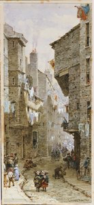 Gatubild i Edinburgh av Louise Ingram Rayner