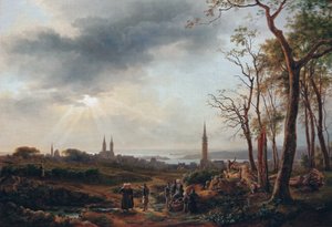 Utsikt över staden Saint-Pol-de-Léon