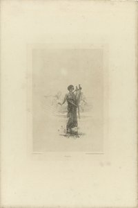 Skiss för improvisatören Croquis (titel på objekt) av Lourens Alma Tadema
