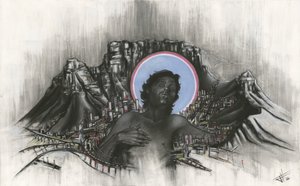 Jesus över Kapstaden