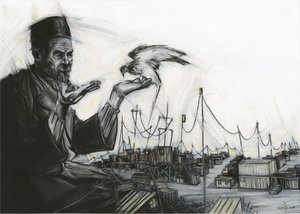 Den gamle mannen och falken