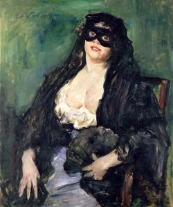 Den svarta masken (olja på duk)