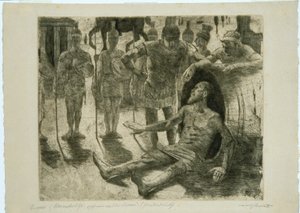 Alexander och Diogenes av Lovis Corinth