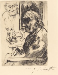 Alter Mann (gammal man) av Lovis Corinth