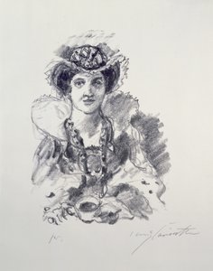 Anne Boleyn under tornerspelet av Lovis Corinth