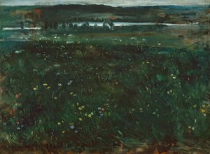 Vid Unterschäftlarn vid Isar av Lovis Corinth