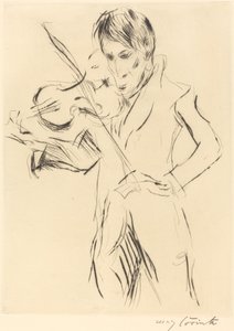 Porträtt av Andreas Weissgaerber, 1919. av Lovis Corinth
