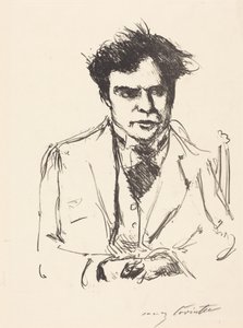 Porträtt av Joseph Schwarz av Lovis Corinth
