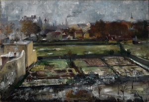 Utsikt från en ateljé i München av Lovis Corinth