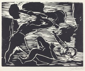 Brodermordet Kain och Abel, 1919. av Lovis Corinth