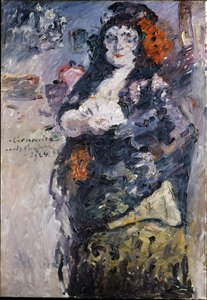 ”Carmencita”, porträtt av Charlotte Berend-Corinth i spansk dräkt av Lovis Corinth